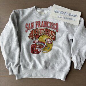 Vintage San Francisco 49ers Football Sweatshirt Retro 90s NFL 49ers Shirt Tee